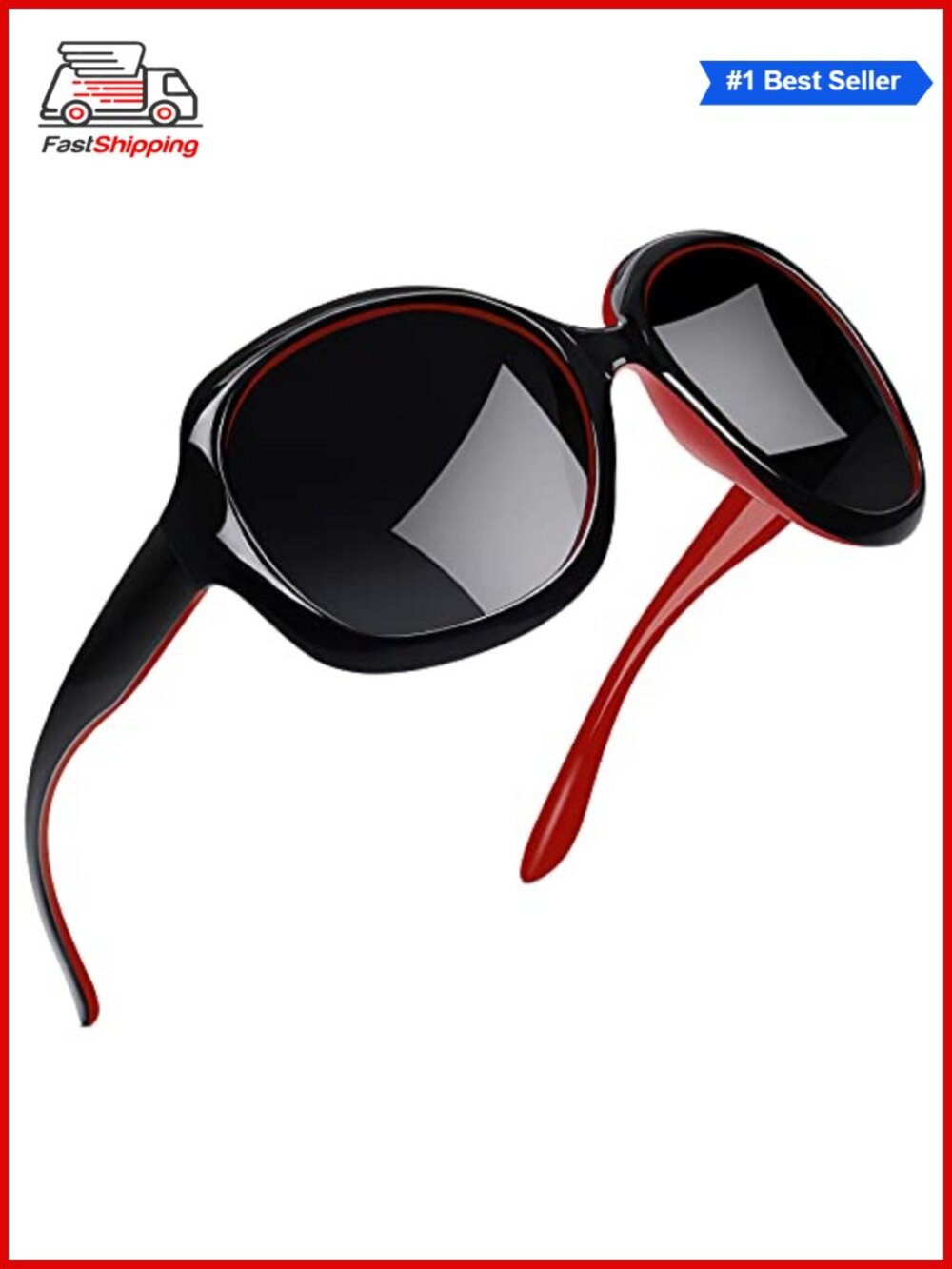 ✨ Joopin Oversized Polarized Butterfly Sunglasses UV400 Full-Frame Women's